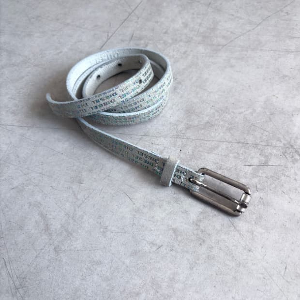 디젤 그래픽 로고 벨트 (유니섹스)