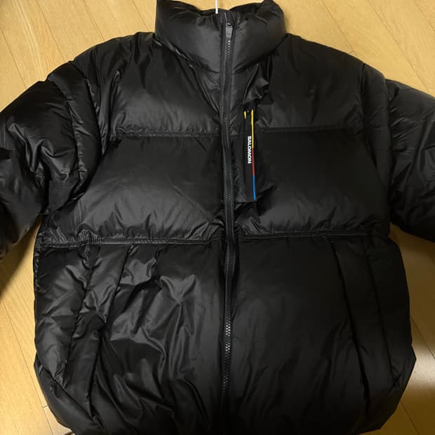 살로몬 컨투어 크롭 다운 자켓_LC3003600 (L)