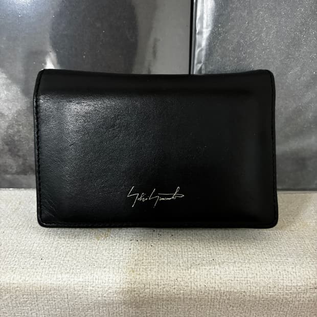 요지 야마모토 Discard 블랙 카드 반지갑