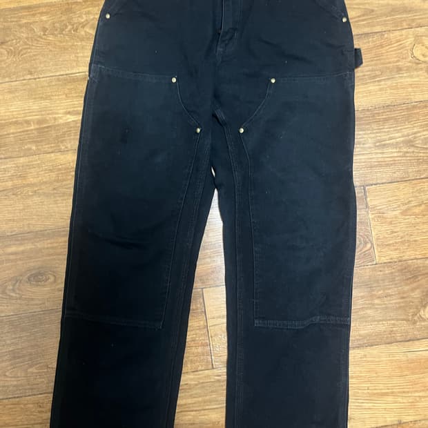 칼하트 더블니 b01 blk 워크팬츠