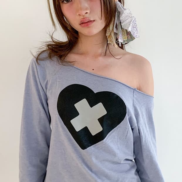 샵페어리 티셔츠 블루