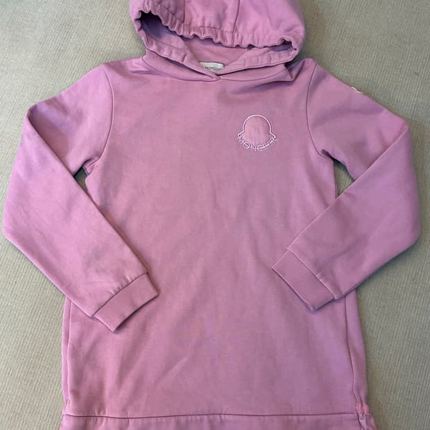 몽클레어 키즈 핑크 후드티 12A