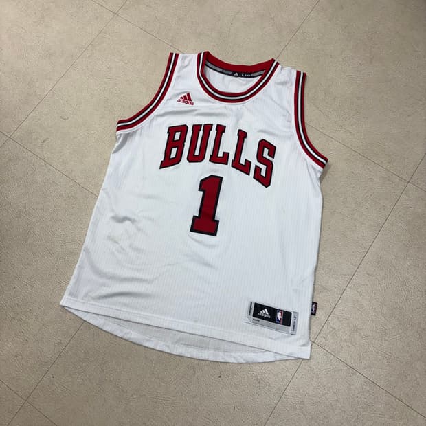 아디다스 nba 데릭로즈 시카고불스 농구져지