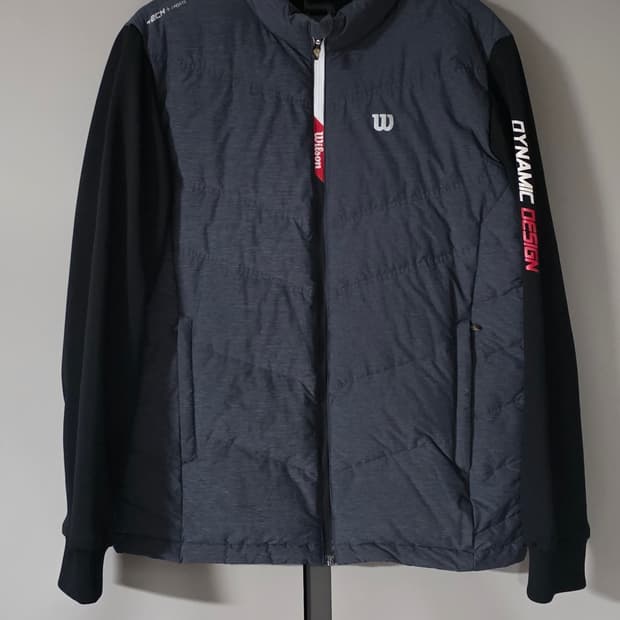 윌슨  남자 오리털 경량패딩 집업. 싸이즈  95~100
