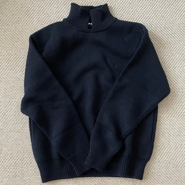 피그벨 phigvel 울 베이비 카멜 니트 네이비 2