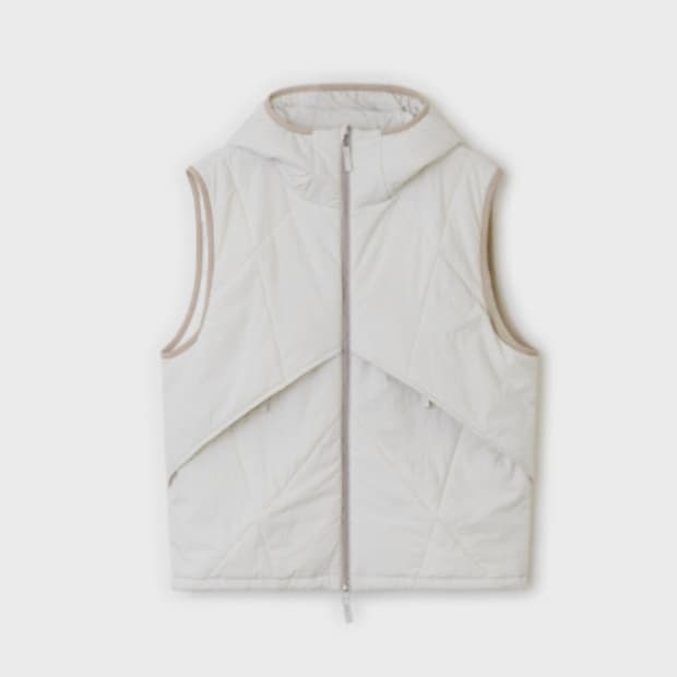 [M] 벨리에 클라우드 후디 베스트 크림