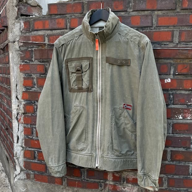 나파피리 밀리터리 리버시블 자켓 