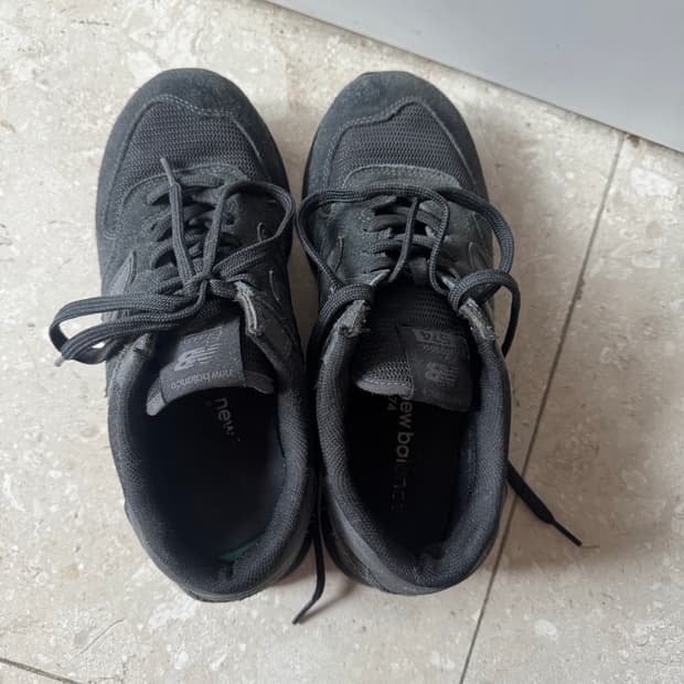 뉴발란스 574 트리플 블랙 260