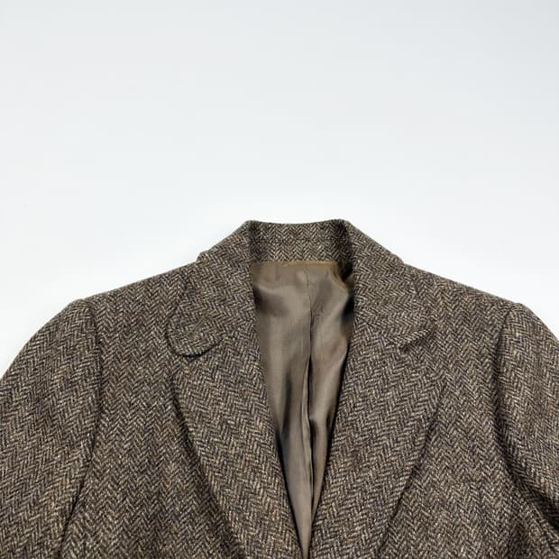 VTG 빈티지 브라운 모직 블레이저 자켓 (S 여성추천)