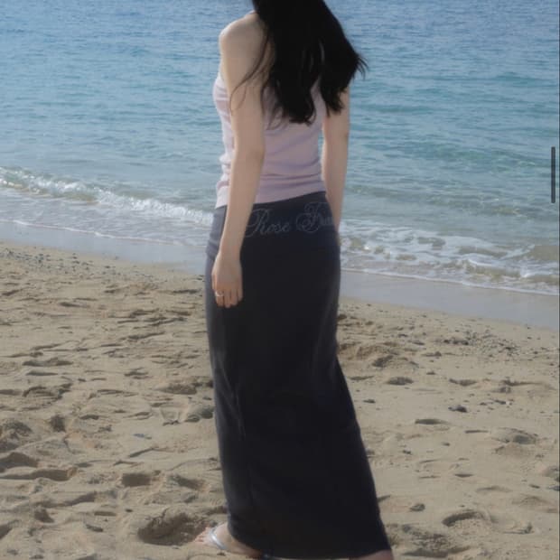 로제프란츠 폴딩 맥시 롱스커트