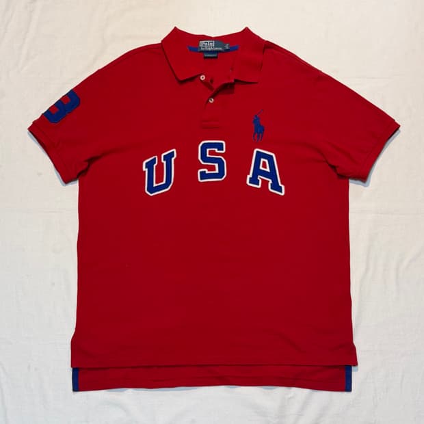 폴로 빅포니 치프키프 USA 카라티 레드