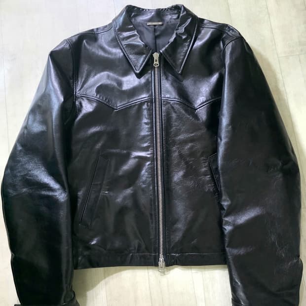 토니웩 웨스턴 카프 레더 자켓 L