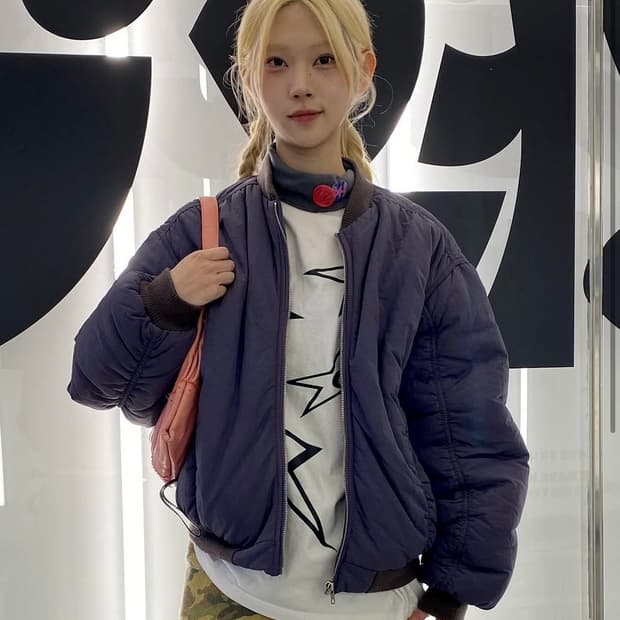 셔링 패딩 Shirring puffer