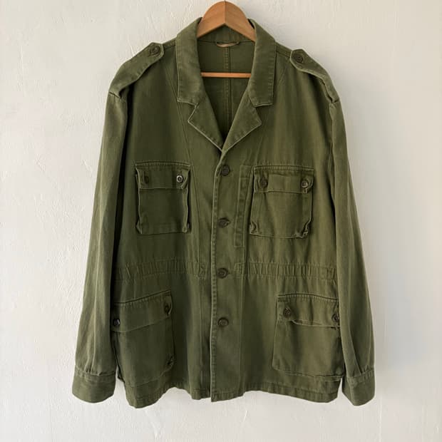 60's Dutch Army Military Jungle Jacket. 