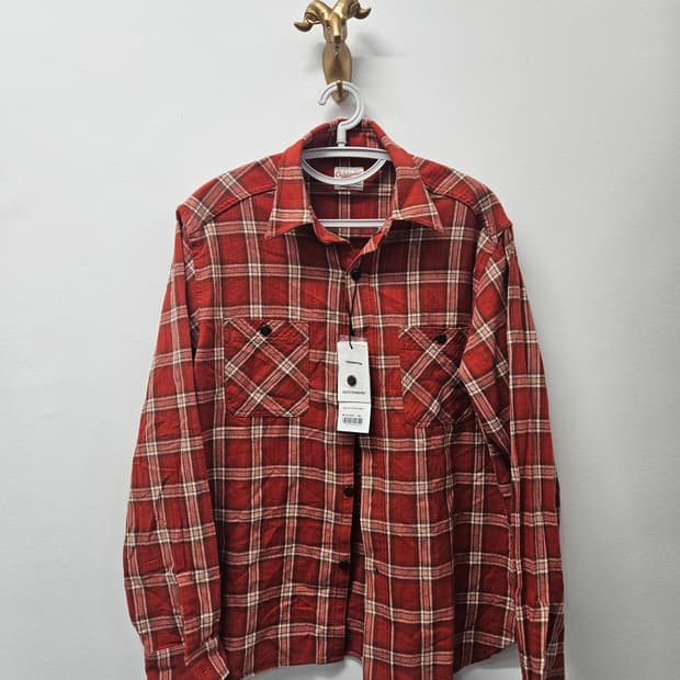 아웃스탠딩 USN 체크셔츠 새제품