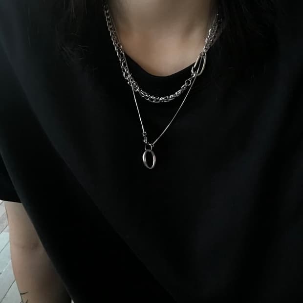레이어드 목걸이