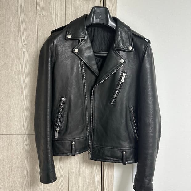 솔리드옴므 15fw 램스킨 라이더자켓