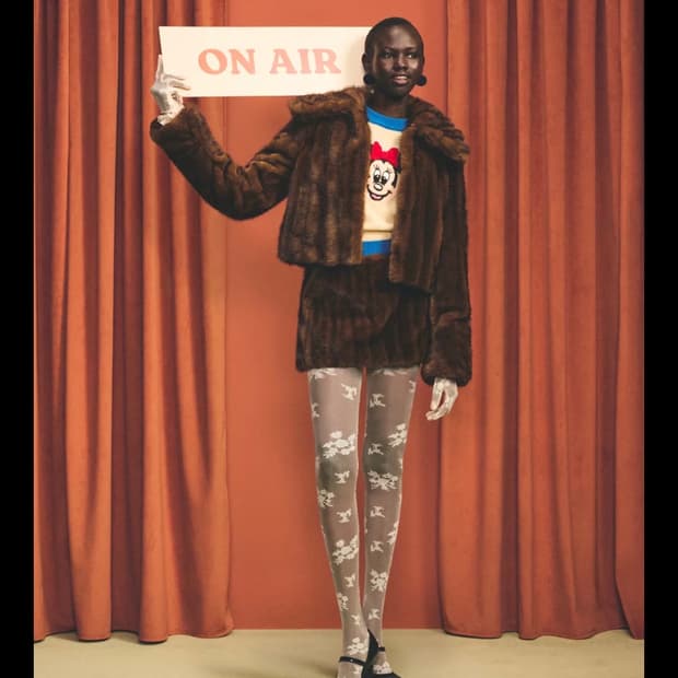 ZARA 자라 디즈니 콜라보 퍼 자켓