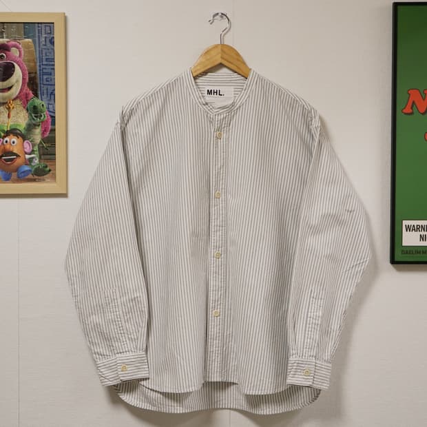 MHL 카라리스 스트라이프 셔츠