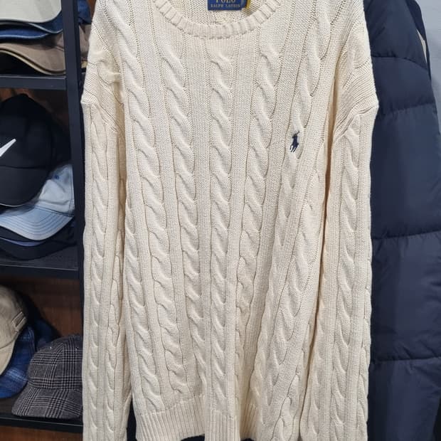 Polo Ralph Lauren )) 남성용 베이지색 니트 105~110