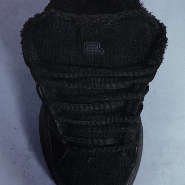 [240~300]이알엘 ERL VAMP 스케이트 스니커즈/코듀로이 블랙