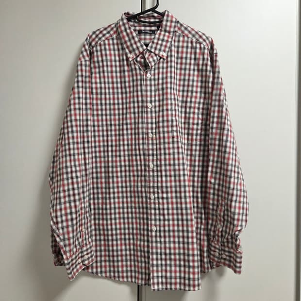 George 아메리칸 체크 셔츠 2XL-3XL(110-115)