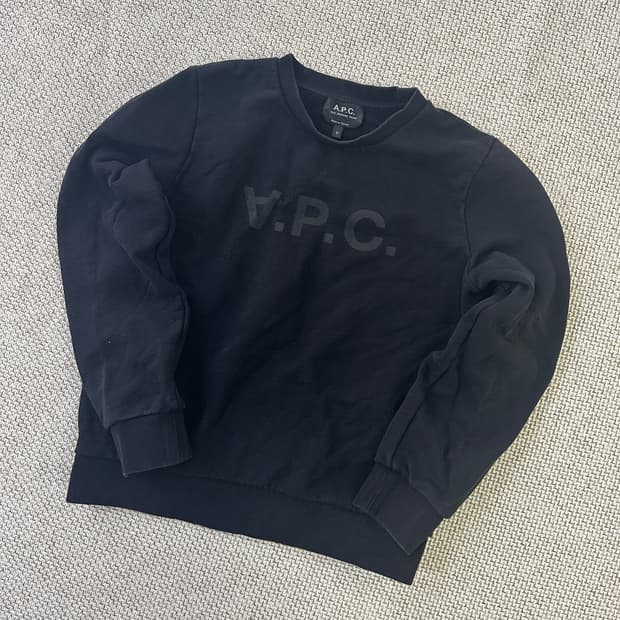 M 아페쎄 블랙 스웻셔츠 0407D