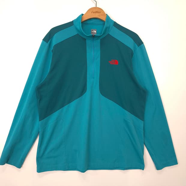 남성 노스페이스 THE NORTH FACE 긴팔 하프집업 티셔츠 XL