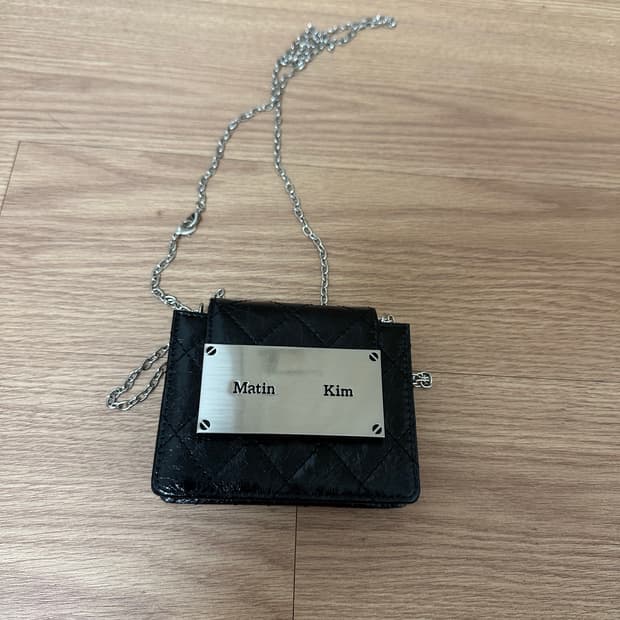 마뗑킴 퀄팅 아코디언 미니백
