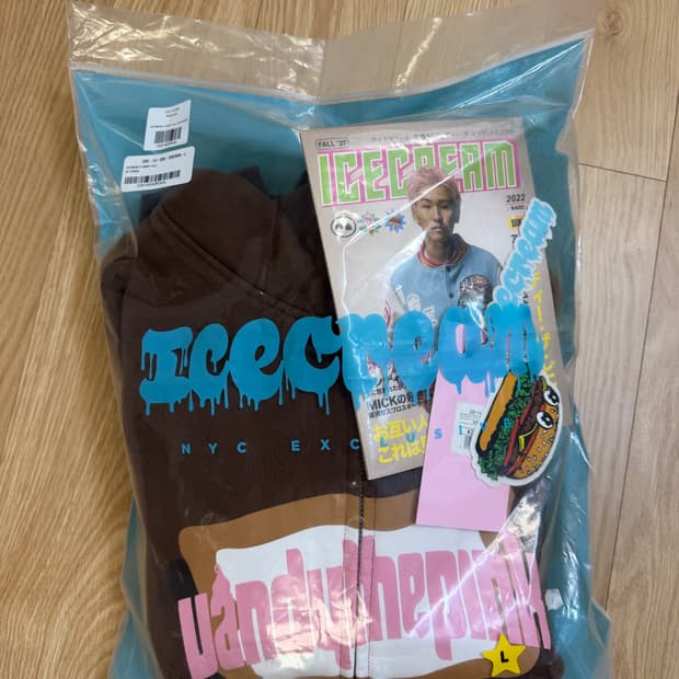 반디더 핑크X빌리네어보이즈클럽 BBC 후드집업 풀집업