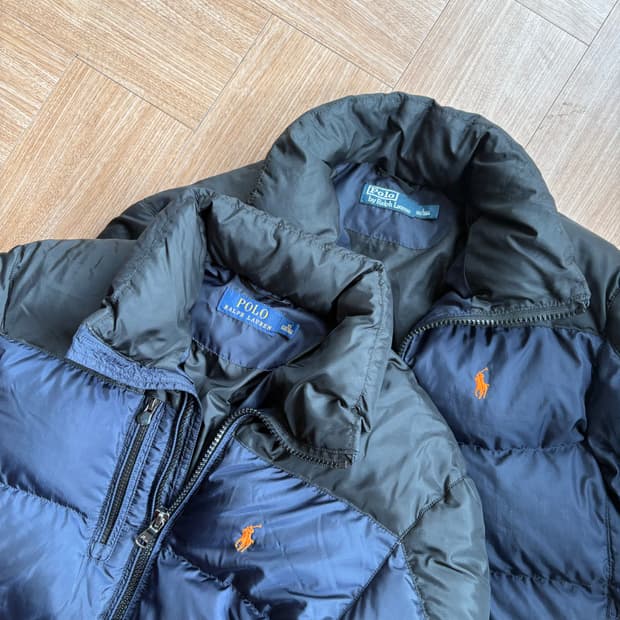 폴로 랄프로렌 RL250 성조기 패치 푸퍼 다운 자켓