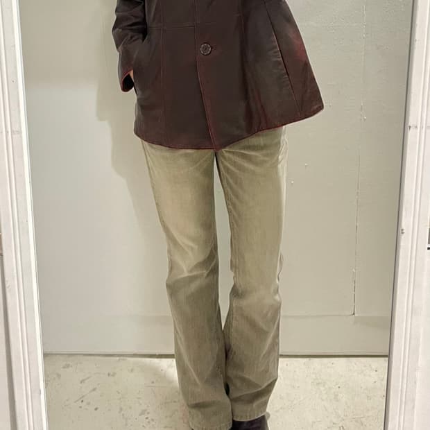 DOMINGO boots cut denim pants
