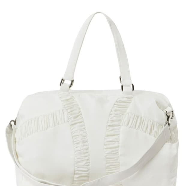 (새상품) bonnae 본네 shirring bag (ivory)
