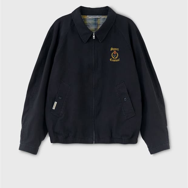 헤리티지플러스 크레스트 블루종 재킷 네이비 L 사이즈 판매