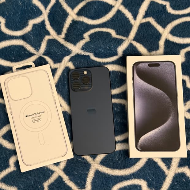 아이폰 15 Pro Max 블루