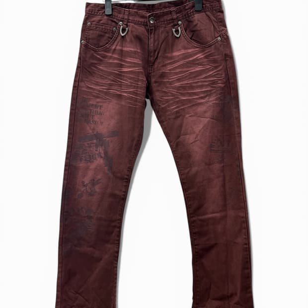 Semantic Design(세만틱 디자인) 버건디 팬츠