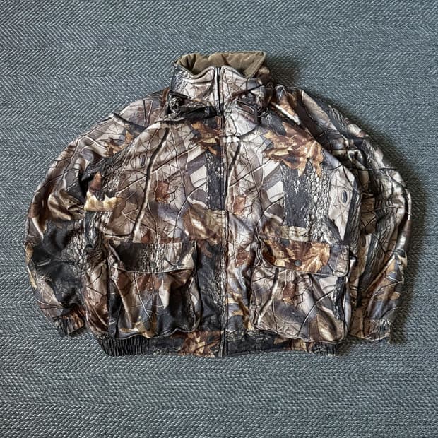 울리치 리버시블 리얼카모 올리브 점퍼 자켓 (110)