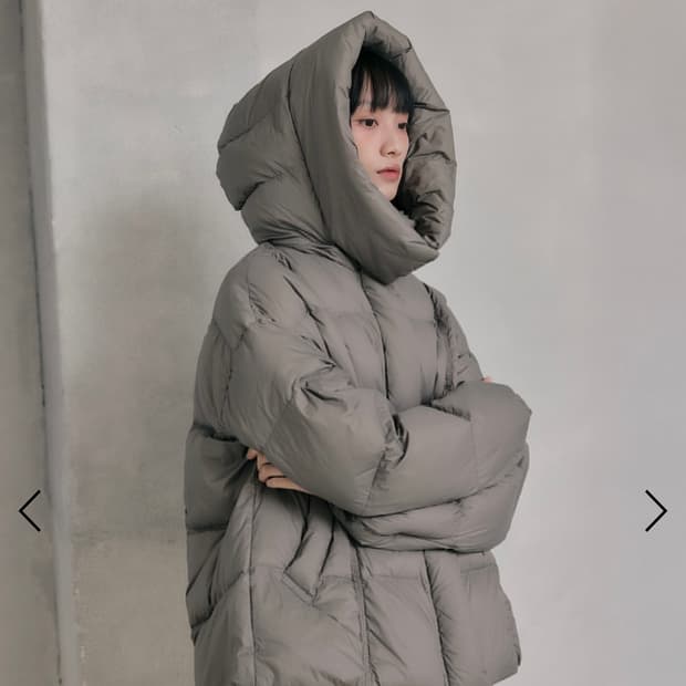 레프트서울 패딩 그레이 (새상품)