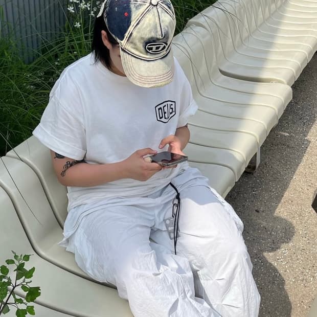 디젤 세이몬 트리티드 데님 볼캡 2사이즈