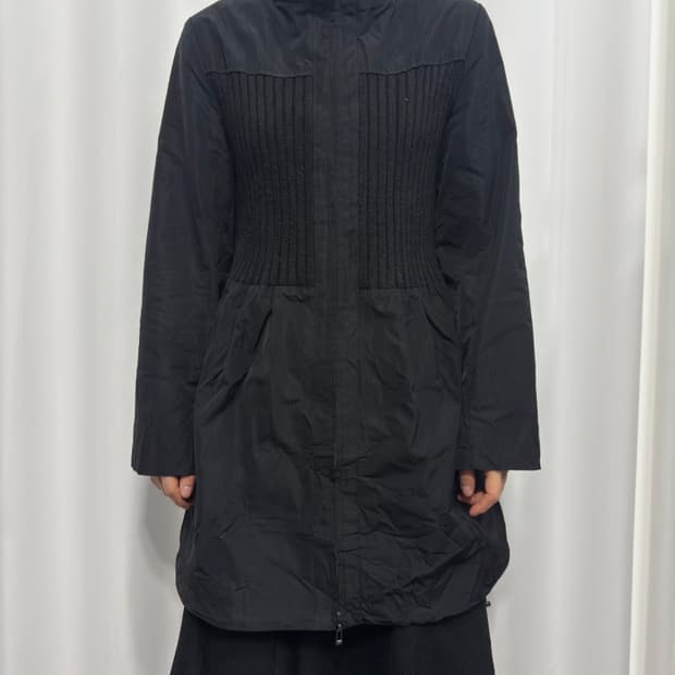 noa-ge knit detail twoway jacket