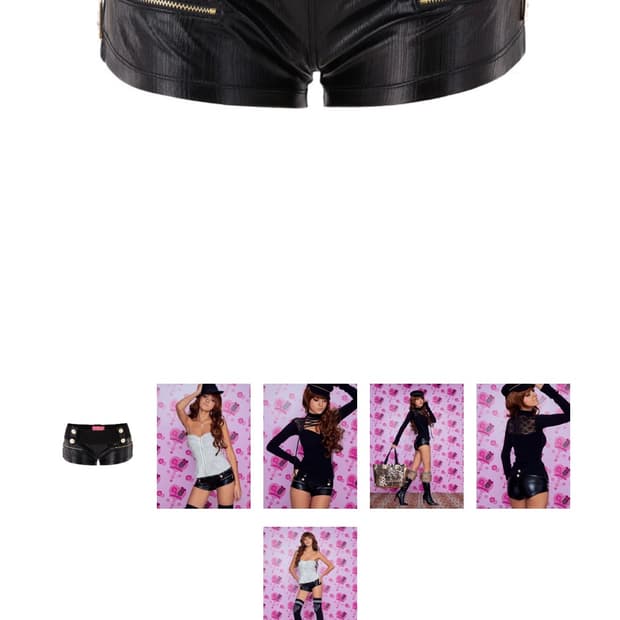 베이비메탈클럽 골드 메탈 마이크로 쇼츠 숏츠 베메클