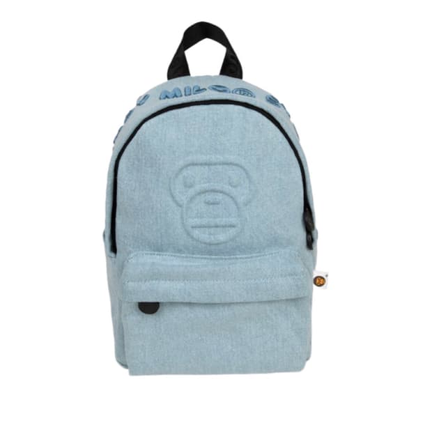 베이프 베이비 마일로 데님 백팩