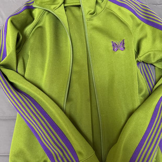 니들스 트랙자켓 아이비그린 xs