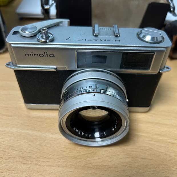 1969년 출시 미놀타 하이매틱7 필름카메라