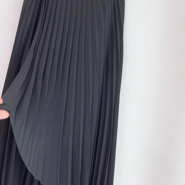 cos 플리츠 skirt black 