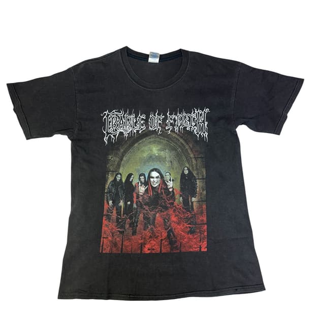 빈티지 90s 크레이들오브필스 CRADLE OF FILTH 티셔츠 L