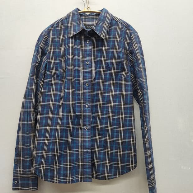 빈폴 로고자수 체크패턴 셔츠 95(S)