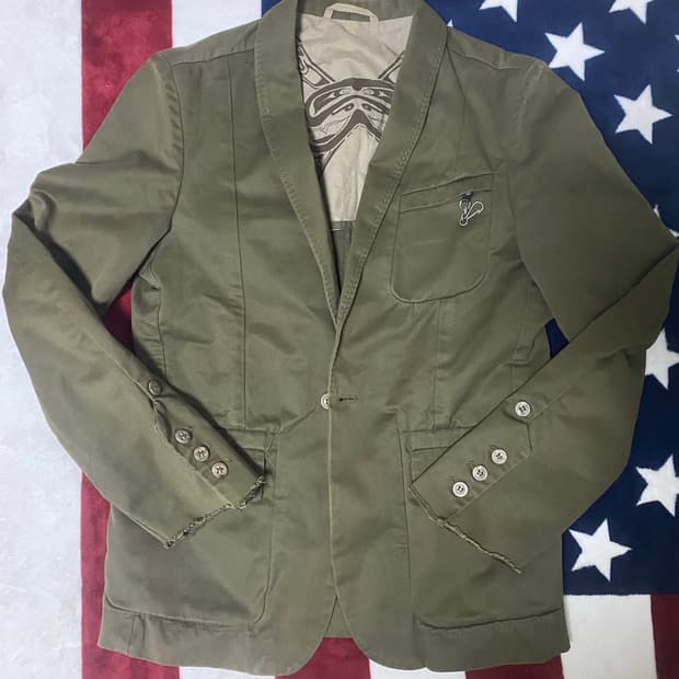 디젤 디테일 블레이저 자켓