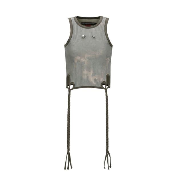 앤더슨밸 CAMOUFLAGE TANK TOP [SAND]