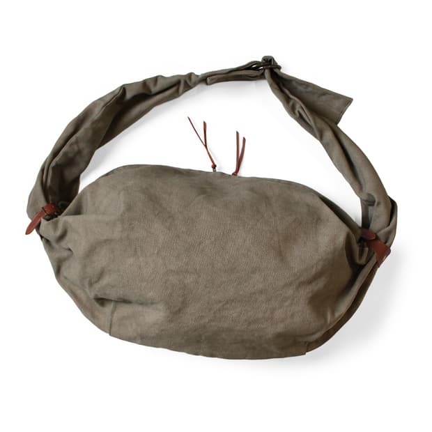 캐피탈 No.6 캔버스 스너프킨 백 카키 EK1483XB